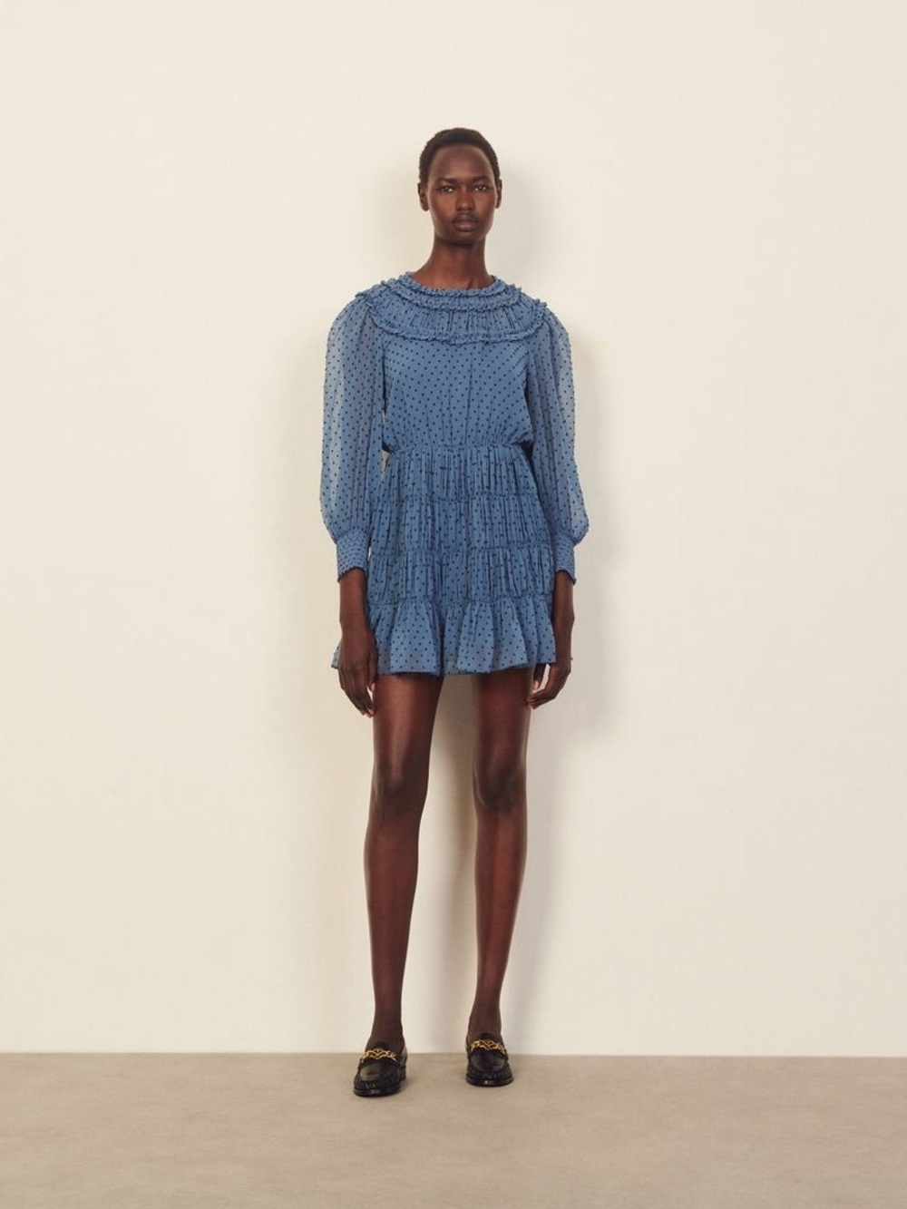 Sandro Paris Gwen mini dress , sz : 6 {38 }
